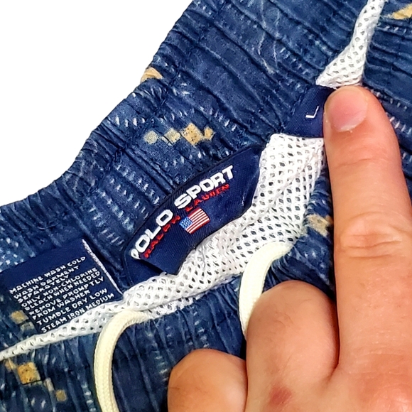 Vintage Polo Sport Ralph Lauren Swim Trunks - Picture 3 of 4